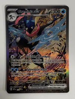 Pokemon TCG Greninja ex SVP 132 Scarlet & Violet Promo Shrouded Fable - Image 1