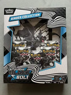 Pokemon TCG Scarlet & Violet Black Bolt Binder Collection Factory Sealed NEW - Image 1