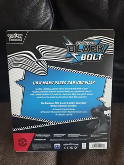 Pokemon Scarlet and Violet Black Bolt Binder Collection (Brand New, Sealed) - Image 2