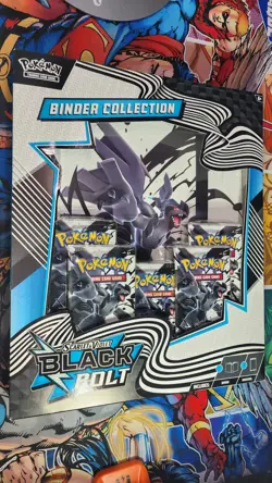 Pokemon TCG Scarlet & Violet Black Bolt Binder Collection Zekrom New Sealed - Image 1