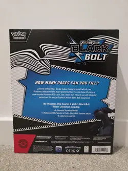 Pokemon Scarlet & Violet Black Bolt Binder Collection ! Brand New Sealed ! - Image 2