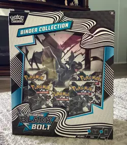 Pokemon TCG: Scarlet & Violet Black Bolt Binder Collection - New And Sealed! - Image 1