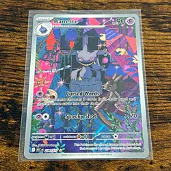Pokemon TCG Banette Illustration Rare Full Art Holo #234/217 - Image 1
