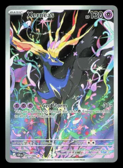 Xerneas Holo Illustration Rare ME04: Chaos Rising 091/086 NM - Image 1