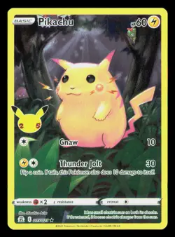 Pikachu Holo Rare Celebrations 005/025 NM - Image 1