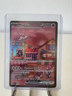 2023 Pokemon TCG SV Scarlet & Violet Promo Mew ex 053 Full Art Holo English - Image 1