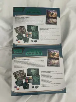 Pokemon TCG Twilight Masquerade ELITE TRAINER BOX ETB Sealed X2 - Image 2