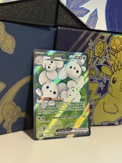 Maushold ex 233/182 Ultra Rare Paradox Rift Pokemon Holo Near Mint - Image 3