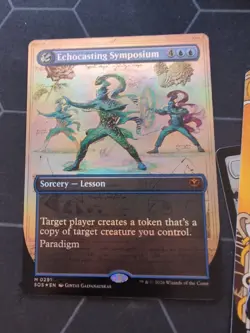MTG 1x Echocasting Symposium SOS Secrets Of Strixhaven Borderless FOIL ⭐ - Image 1