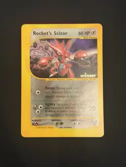 Rocket's Scizor Winner - Stamped #4 Best of Game - Pokemon TCG - 2002 - Image 1