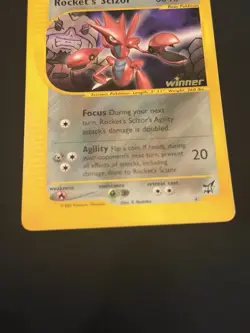 Rocket's Scizor Winner - Stamped #4 Best of Game - Pokemon TCG - 2002 - Image 2