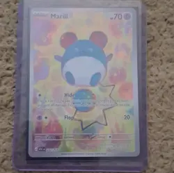 Pokemon TCG Marill 232/217 Evolving Skies Illus Rare Holo - English - Image 1