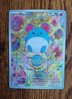 Marill 232/217 Stellar Crown Full Art Holo Secret Rare Pokemon TCG Card - Image 1