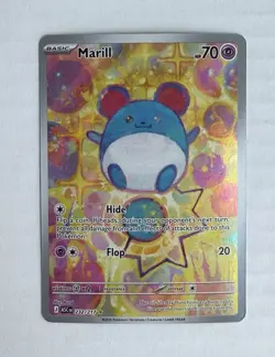 Marill Illustration Rare Holo 70 HP Stellar Crown 232/217 Pokemon TCG English - Image 1