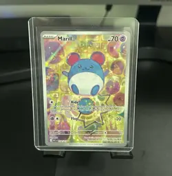 Pokemon TCG Marill Illustration Rare Holo 232/217 SV 151 English - Image 1