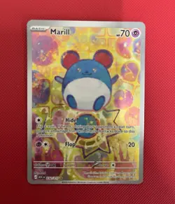Pokemon TCG Marill 232/217 Stellar Crown Illustration Rare Full Art Holo EN 2024 - Image 1