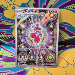 Pokemon TCG Medicham 241/217 Full Art Holo Rare English 120HP - Image 1