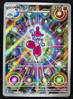 Pokemon TCG Medicham 241/217 Stellar Crown Illustration Rare Full Art Holo Eng - Image 1