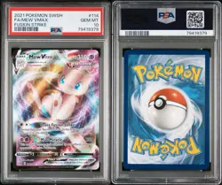 MEW VMAX 114/264 PSA 10 🌺 2021 FUSION STRIKE FA 🌺 ENGLISH POKEMON TCG - Image 3