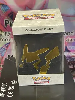 Pokemon Elite Series: Pikachu Alcove Flip Deck Box Organizer Storage Holder - Image 1