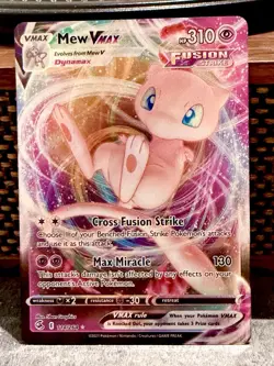 Mew VMAX 114/264 - Fusion Strike - Ultra Rare Holo Pokemon TCG - NM / LP - Image 1