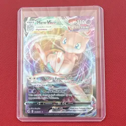 Pokemon TCG Mew VMAX 114/264 Swsh08 Fusion Strike Holo Ultra Rare - Image 1