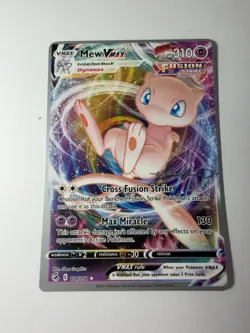 Pokemon TCG Mew VMAX 114/264 Swsh08: Fusion Strike Holo NM - Image 1