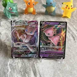 Pokemon TCG: Mew VMAX 114/264 & Mew V 113/264 Fusion Strike Bundle - Near Mint - Image 1