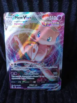 Pokemon TCG Mew VMAX Fusion Strike 114/264 Holo Ultra Rare - Image 1