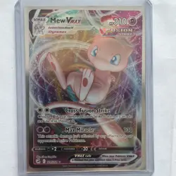 Pokemon TCG Mew Vmax Fusion Strike 114/264 Holo Ultra Rare - Image 3