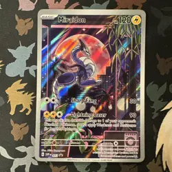 Pokemon TCG Miraidon SVP 013 Scarlet Violet Black Star Promo Holo Full Art - Image 1