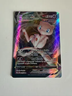 Pokemon TCG Fusion Strike Mew VMAX Card 114/264 Near Mint Condition - Image 1