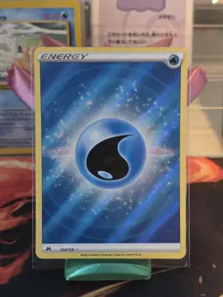 Pokemon Water Energy Holo Card 154/159 Crown Zenith NM - Image 1