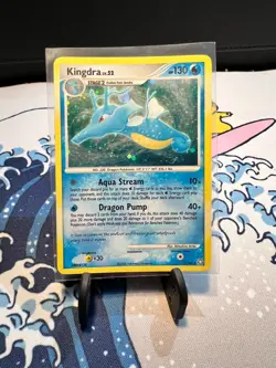 2008 Kingdra 7/146 Legends Awakened Holo Rare Pokemon TCG Card - Image 1