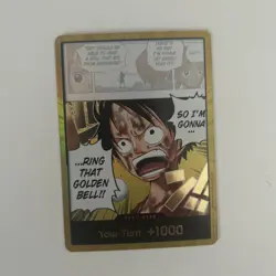 One Piece Adventure on Kami's Island OP15 EB04 Gold Don!! Card Monkey D Luffy - Image 1