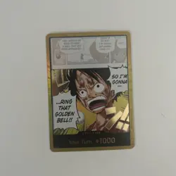 One Piece Adventure on Kami's Island OP15 EB04 Gold Don!! Card Monkey D Luffy - Image 2