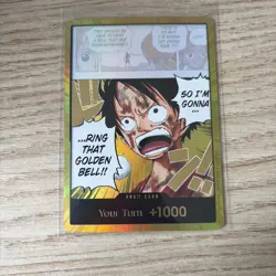 One Piece Adventure on Kami's Island OP15 EB04 Gold Don!! Card Monkey D Luffy - Image 1