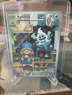 Vanillish 190/182 Paradox Rift Pokemon Card NM/M Illustration Rare Full Art - Image 2