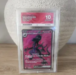 Salazzle 094/080 Perfect Subgrades Nihil Zero Japanese Pokemon Card ACE Label 10 - Image 1