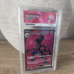 Salazzle 094/080 Perfect Subgrades Nihil Zero Japanese Pokemon Card ACE Label 10 - Image 3
