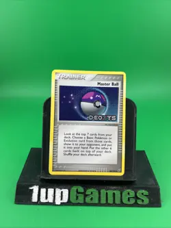 Pokemon TCG Master Ball Ex Deoxys Trainer 88/107 Reverse Holo Stamped - Image 1
