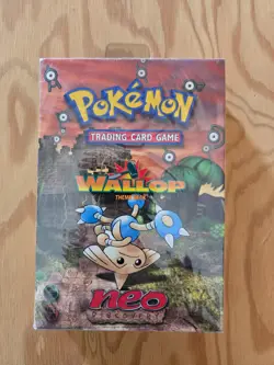 Pokemon TCG "WALLOP" Neo Discovery Factory Sealed Theme Deck WoTC 2001 - Image 1