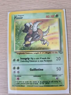 Pokemon TCG Pinsir Jungle 9/64 Holo Unlimited Holo Rare - Image 1