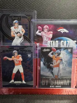 2024 Panini Prizm Bo Nix Rookie Card Lot - Image 1