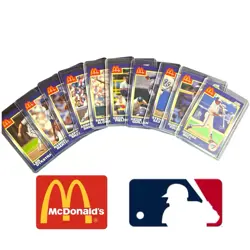 Vintage McDonald’s x MLB Promo (1990) — Rare Northwest Regional 10-Card Lot - Image 1