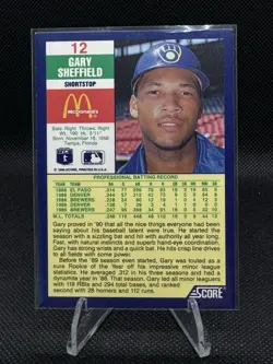 Vintage McDonald’s x MLB Promo (1990) — Rare Northwest Regional 10-Card Lot - Image 5