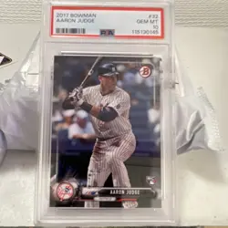 Bowman 2017 Bowman Aaron Judge #32 RC PSA 10 New York Yankees Baseball Card - Image 1