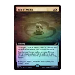 💫 Tale of Momo BORDERLESS FOIL - TLE 176 💫 Avatar Eternal 💫 MTG NM - Image 1