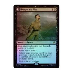 💫 Desperate Plea FOIL - TLE 103 💫 Avatar: The Last Airbender Eternal 💫 MTG NM - Image 1