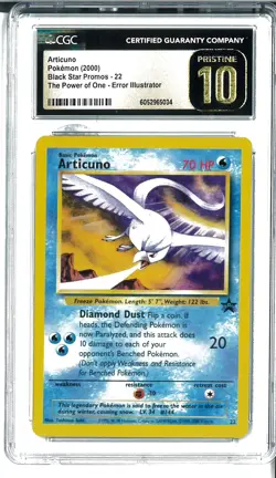 CGC 10 Articuno - 22 - The Power of One theatrical release Graded Pokemon - Image 1